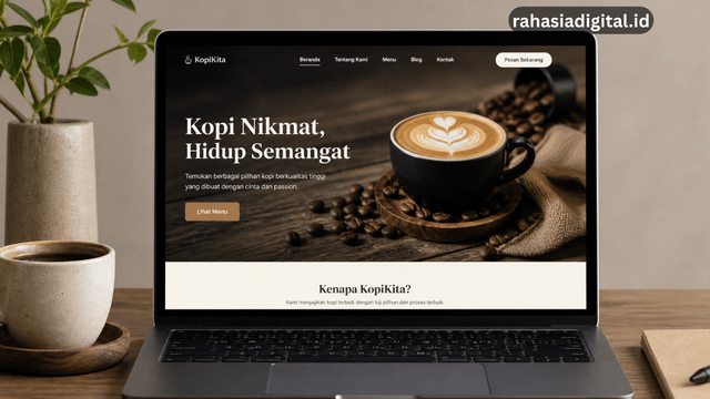Cara Membuat Website Kopi
